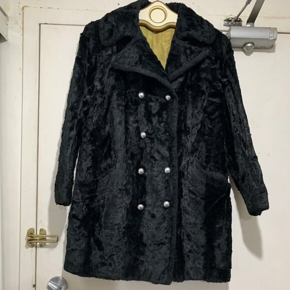 VINTAGE GLENBROOKE FAUX FUR COATS SIZE S - Picture 3 of 12